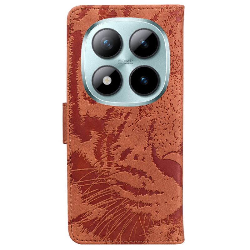 Δερματινη Θηκη Xiaomi Redmi Note 15 Pro 5g Τύπωμα Τίγρης