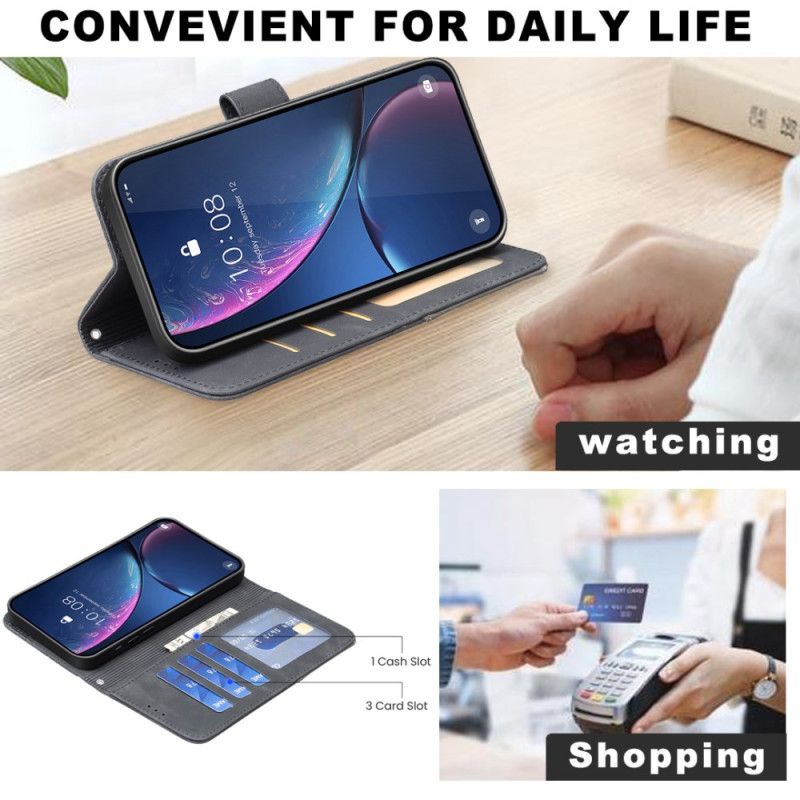 Δερματινη Θηκη Xiaomi Redmi Note 15 Pro Plus 5g Binfen Color Γεωμετρικό Μοτίβο Σιλικόνης