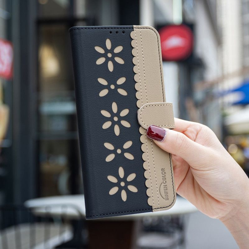 Δερματινη Θηκη Xiaomi Redmi Note 15 Pro Plus 5g Binfen Color Λουλουδάτο Μοτίβο