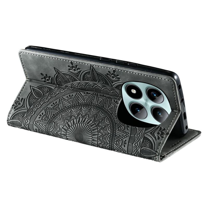 Δερματινη Θηκη Xiaomi Redmi Note 15 Pro Plus 5g Εφέ Σουέτ Mandala