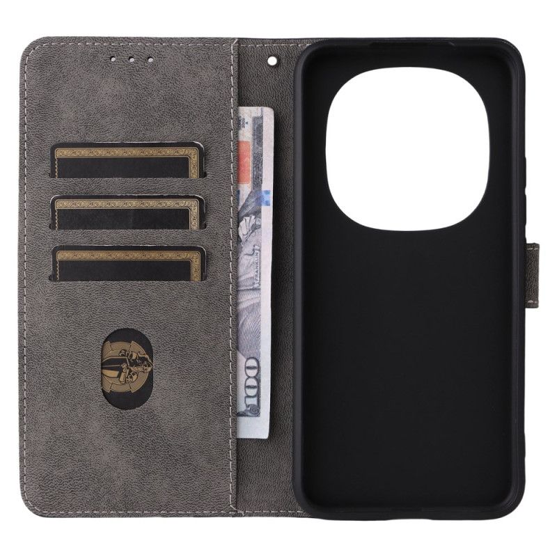 Δερματινη Θηκη Xiaomi Redmi Note 15 Pro Plus 5g Εφέ Σουέτ Με Λουρί Σιλικόνης