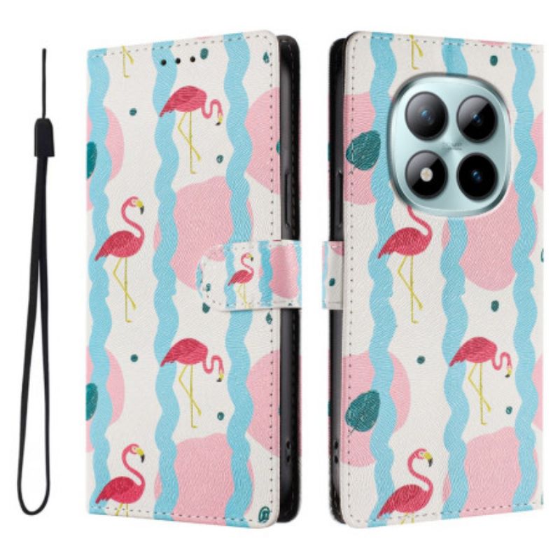 Δερματινη Θηκη Xiaomi Redmi Note 15 Pro Plus 5g Φλαμίνγκο