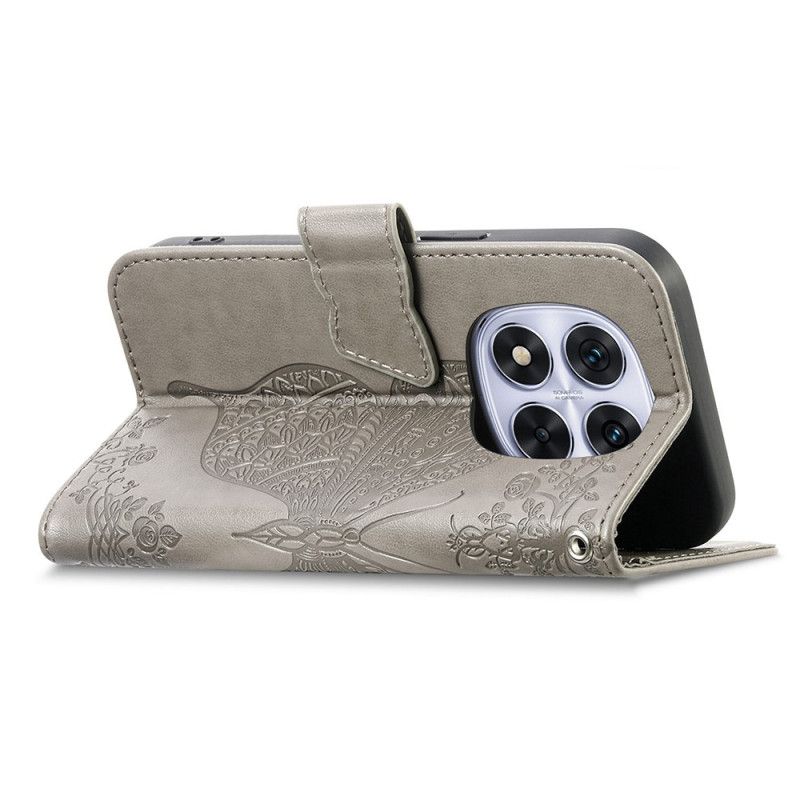 Δερματινη Θηκη Xiaomi Redmi Note 15 Pro Plus 5g Γραφική Πεταλούδα Σιλικόνης