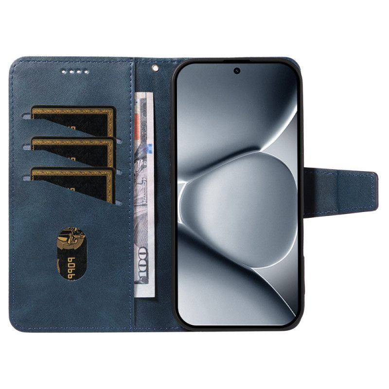 Δερματινη Θηκη Xiaomi Redmi Note 15 Pro Plus 5g Καρό Περίγραμμα