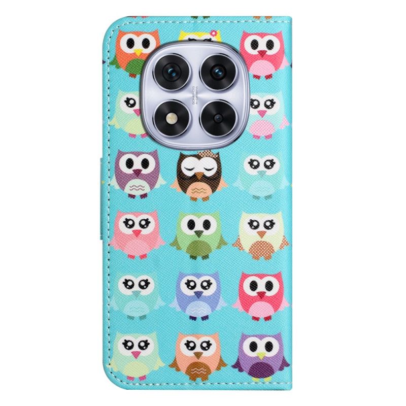 Δερματινη Θηκη Xiaomi Redmi Note 15 Pro Plus 5g Κουκουβάγιες