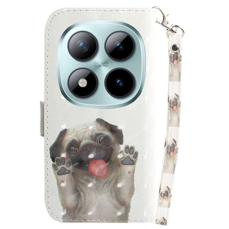 Δερματινη Θηκη Xiaomi Redmi Note 15 Pro Plus 5g Λουράκι Παγκ