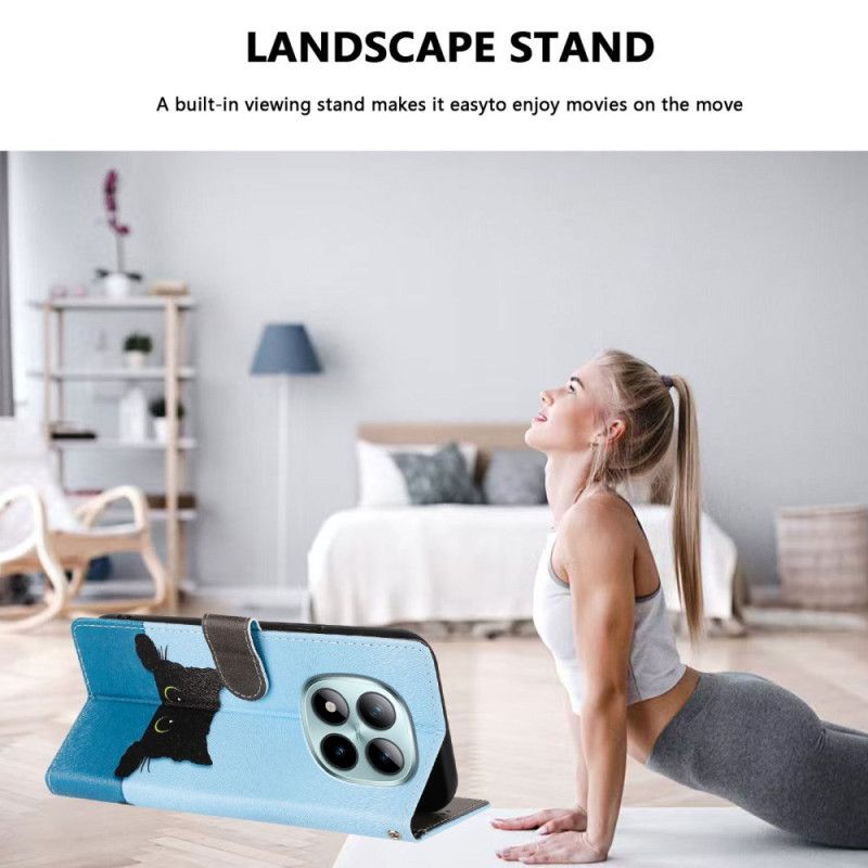 Δερματινη Θηκη Xiaomi Redmi Note 15 Pro Plus 5g Μικρή Γάτα