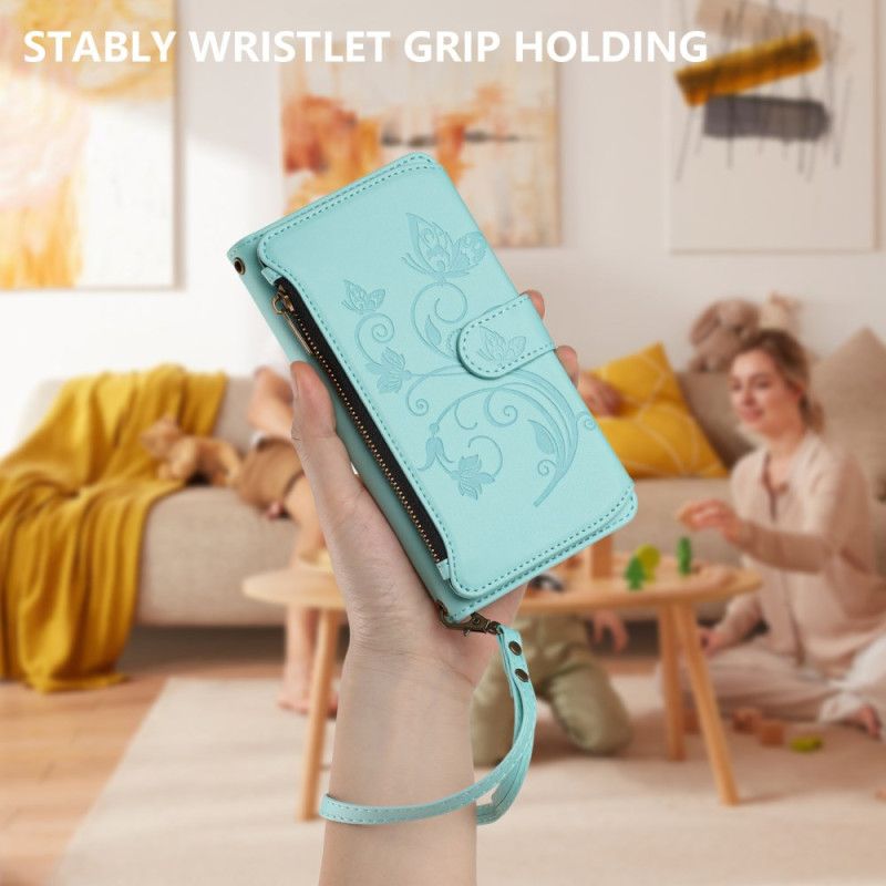 Δερματινη Θηκη Xiaomi Redmi Note 15 Pro Plus 5g Πορτοφόλι Με Λουλούδια