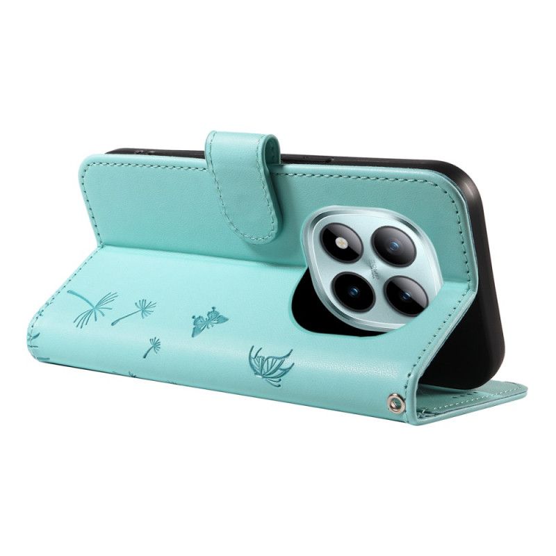 Δερματινη Θηκη Xiaomi Redmi Note 15 Pro Plus 5g Σχέδιο Και Λουράκι Πικραλίδας