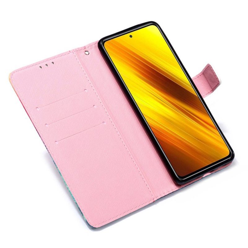 Εξώφυλλο Xiaomi Poco X3 Ακουαρέλα Παπαρούνας