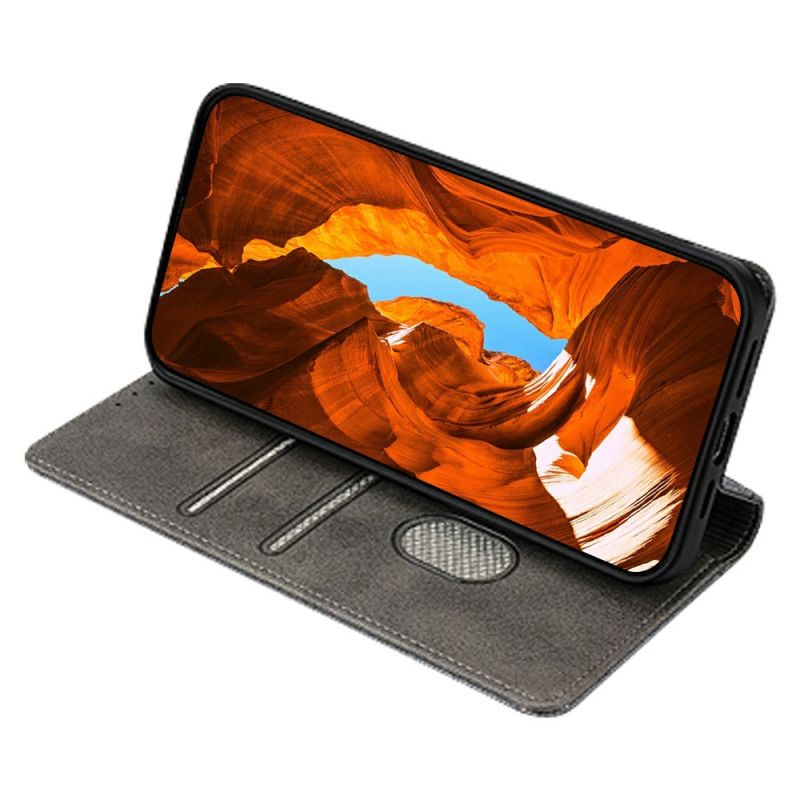 Flip Case Für Xiaomi Redmi Note 14 Pro 5g Rfid-schutz Mit Wellenmuster