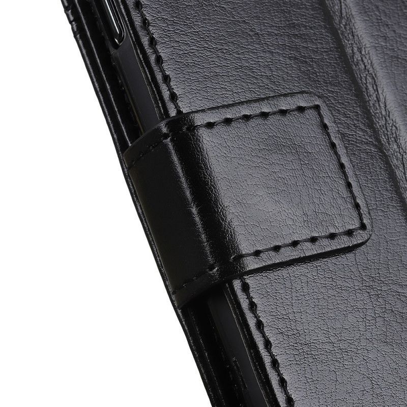 Κάλυμμα Folio Xiaomi Mi 10T / 10T Pro Μαύρο Έκδοση Ρετρό Πριτσίνια