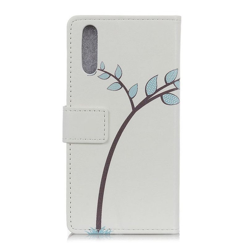 Κάλυμμα Folio Xiaomi Mi A3 Ζευγάρι Κουκουβάγιες Στο Δέντρο