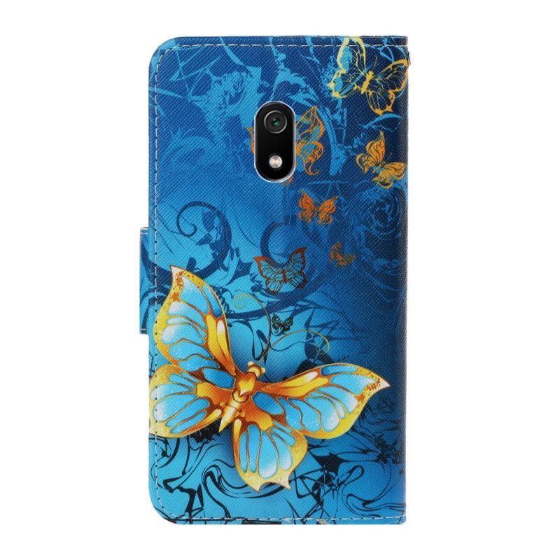 Κάλυμμα Folio Xiaomi Redmi 8A Μαύρο Στρινγκ Παραλλαγές Πεταλούδας