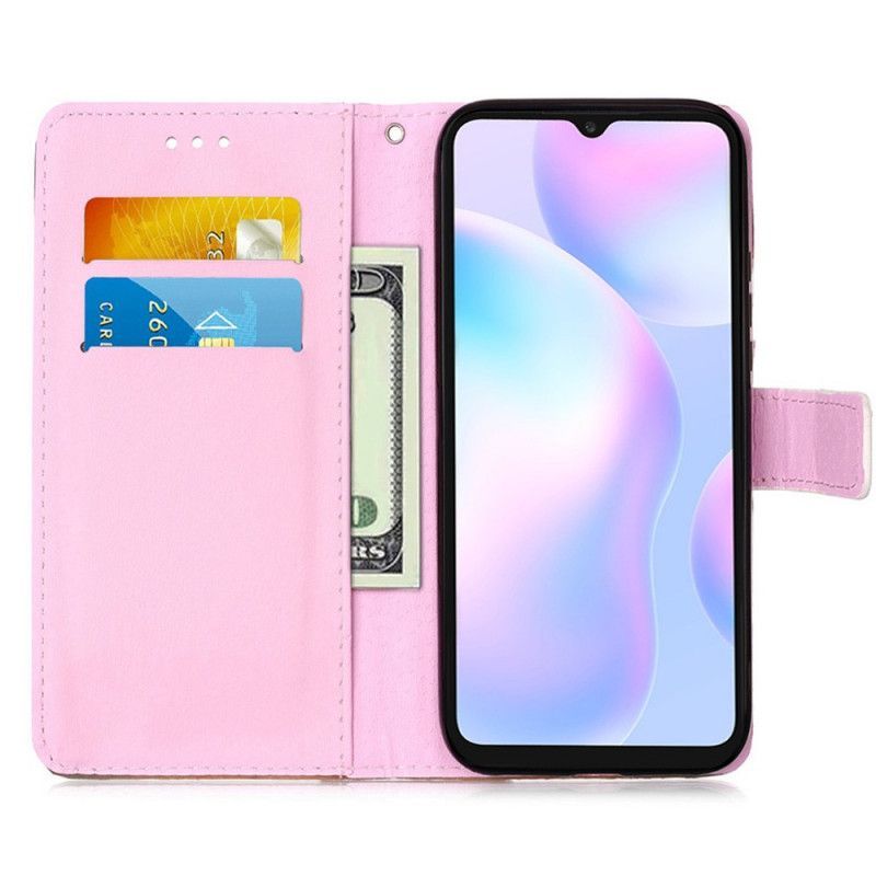 Κάλυμμα Folio Xiaomi Redmi 9A Θήκες Κινητών Στρινγκ Panda Daydreams