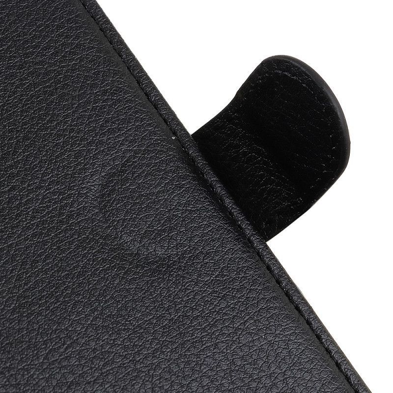 Κάλυμμα Folio Xiaomi Redmi 9C Μαύρο Παραδοσιακό Απομίμημα Δέρματος