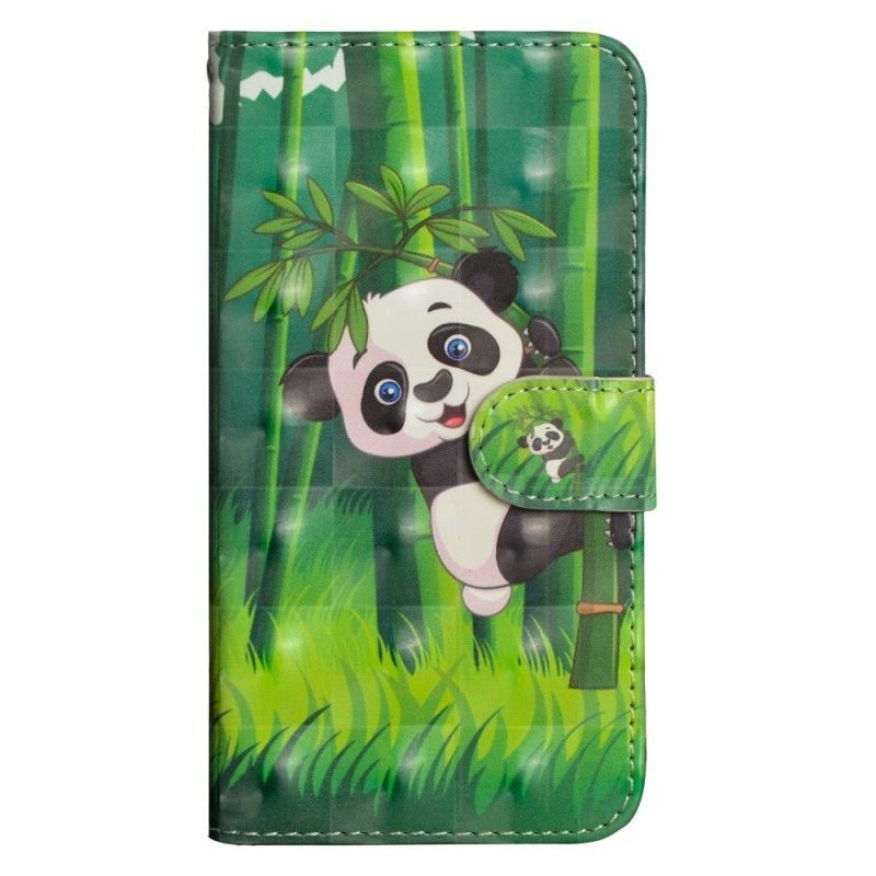 Κάλυμμα Folio Xiaomi Redmi Note 7 Panda Και Μπαμπού