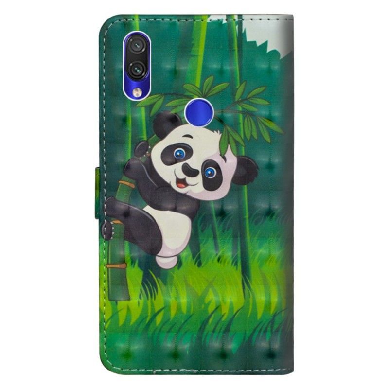 Κάλυμμα Folio Xiaomi Redmi Note 7 Panda Και Μπαμπού