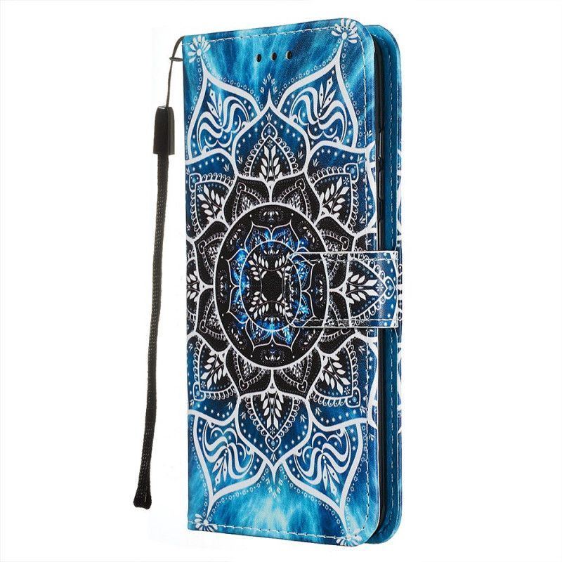 Κάλυμμα Folio Xiaomi Redmi Note 8 Μαύρη Μάνταλα Με Τιράντες