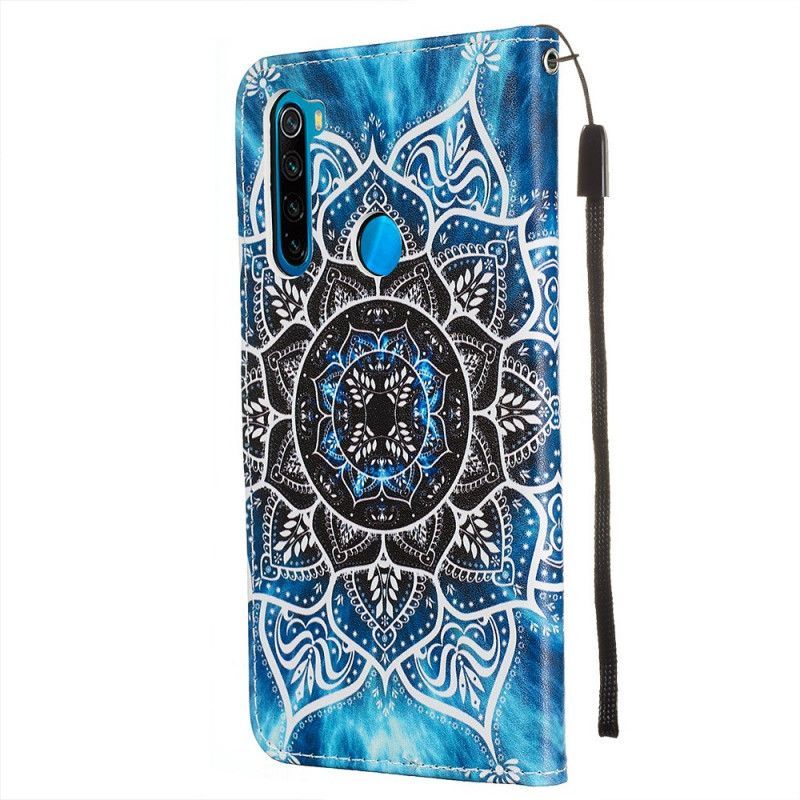 Κάλυμμα Folio Xiaomi Redmi Note 8 Μαύρη Μάνταλα Με Τιράντες