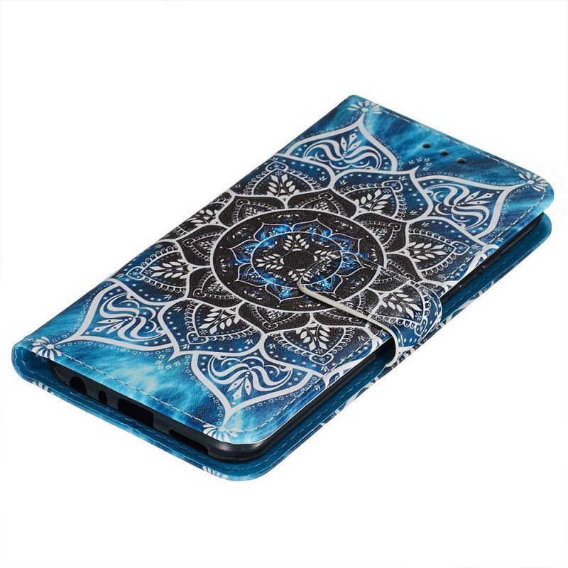 Κάλυμμα Folio Xiaomi Redmi Note 8 Μαύρη Μάνταλα Με Τιράντες