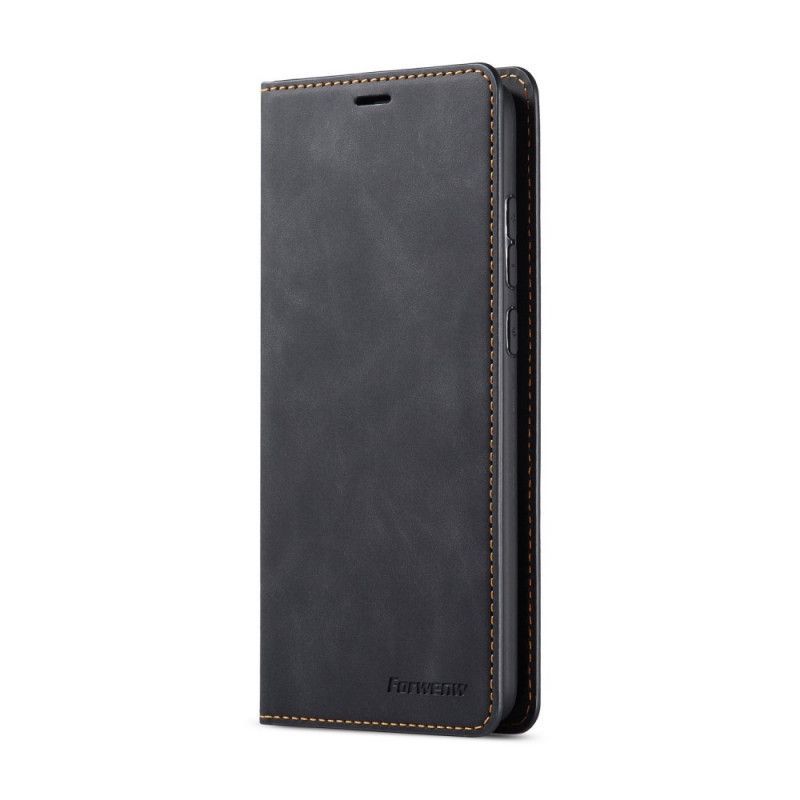Κάλυμμα Folio Xiaomi Redmi Note 8 Pro Μαύρο Forwenw Δερμάτινο Εφέ