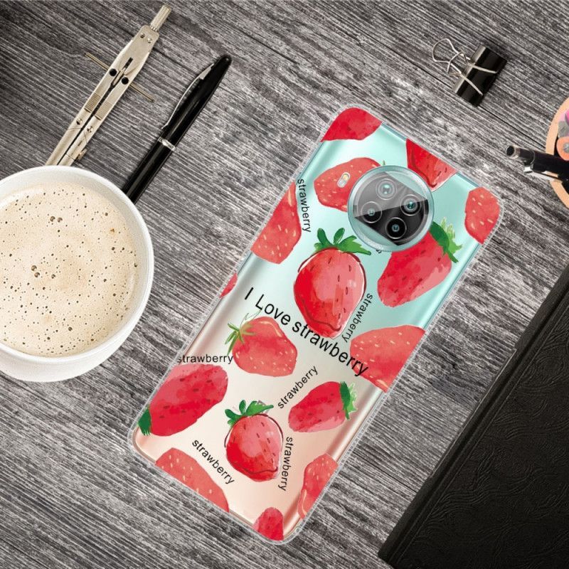 Κάλυμμα Για Xiaomi Mi 10T Lite 5G / Redmi Note 9 Pro 5G Φράουλες