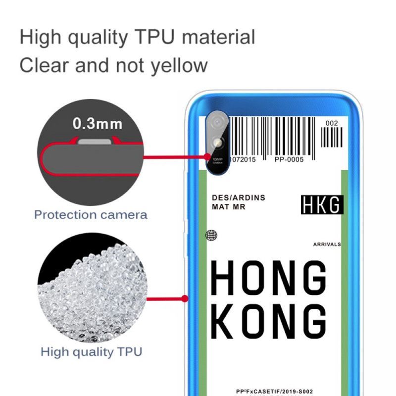 Κάλυμμα Για Xiaomi Redmi 9A Κάρτα Επιβίβασης Στο Χονγκ Κονγκ