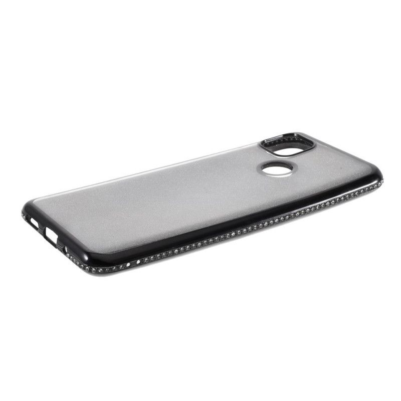Κάλυμμα Για Xiaomi Redmi 9C Κόκκινο Πούλιες Και Δαχτυλίδι Με Διαμάντια