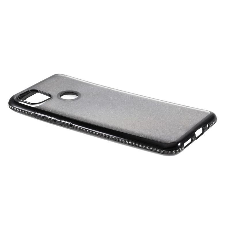 Κάλυμμα Για Xiaomi Redmi 9C Κόκκινο Πούλιες Και Δαχτυλίδι Με Διαμάντια