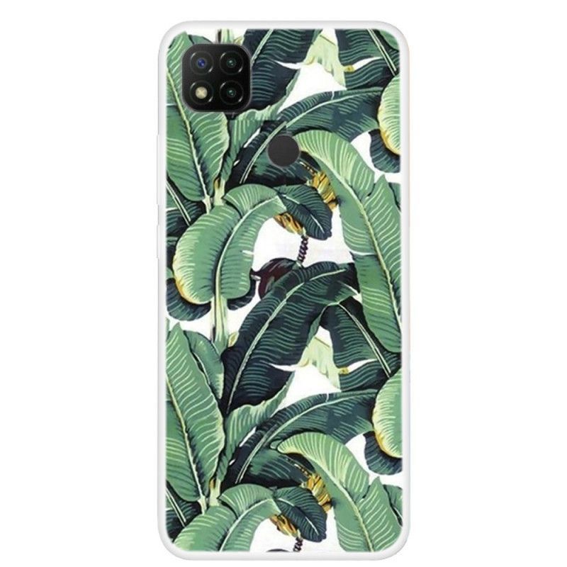 Κάλυμμα Για Xiaomi Redmi 9C Πολλαπλά Πράσινα Φύλλα