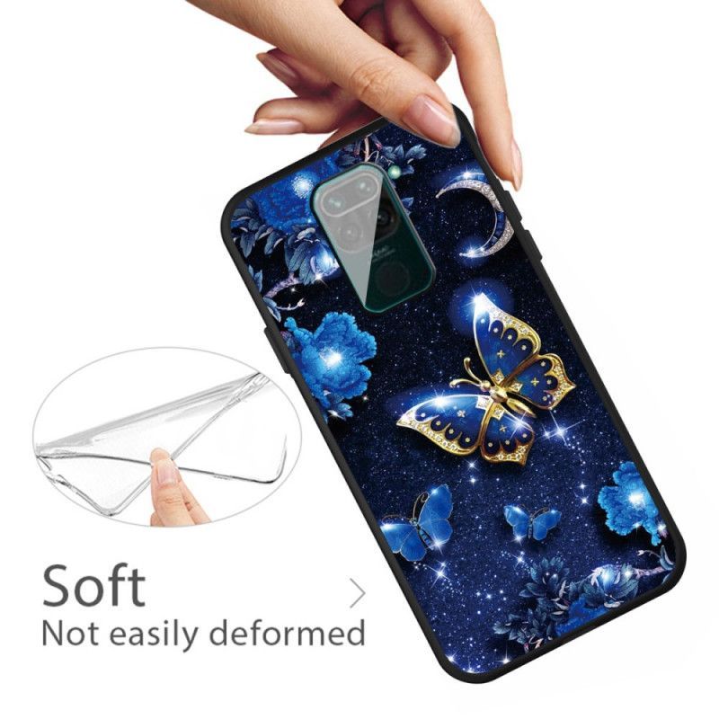 Κάλυμμα Για Xiaomi Redmi Note 9 Χρυσή Πεταλούδα