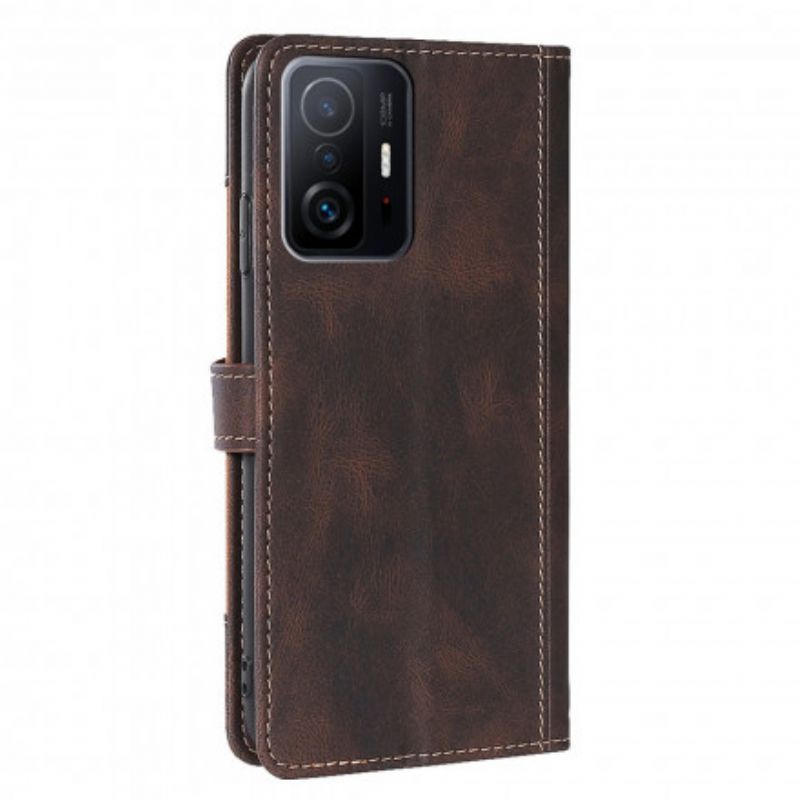 Κάλυμμα Xiaomi 11T / 11T Pro Κομψό Δίχρωμο Ψεύτικο Δέρμα