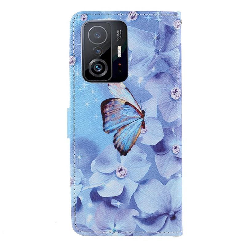 Κάλυμμα Xiaomi 11T / 11T Pro Strap Διαμαντένιες Πεταλούδες