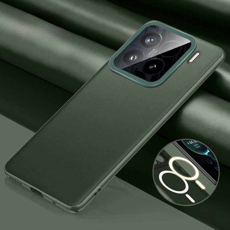 Κάλυμμα Xiaomi 15 Δέρμα Συμβατό Με Magsafe Εφέ Σιλικόνης