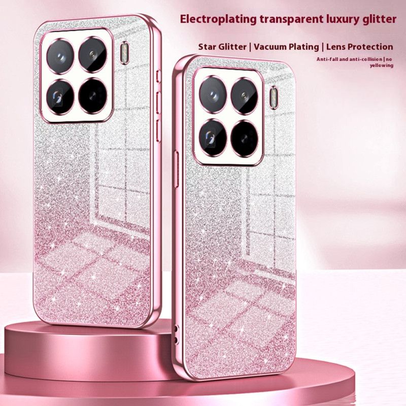 Κάλυμμα Xiaomi 15 Pro Γκλίτερ Με Διαβάθμιση Σιλικόνης