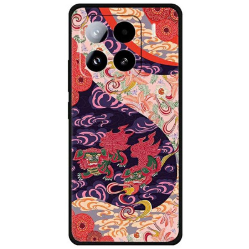 Κάλυμμα Xiaomi 15 Pro Θήκες Κινητών Δύο Λιοντάρια Στα Σύννεφα