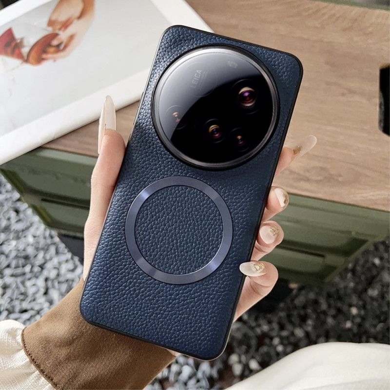 Κάλυμμα Xiaomi 15 Ultra Συμβατό Με Δέρμα Lychee Magsafe Σιλικόνης