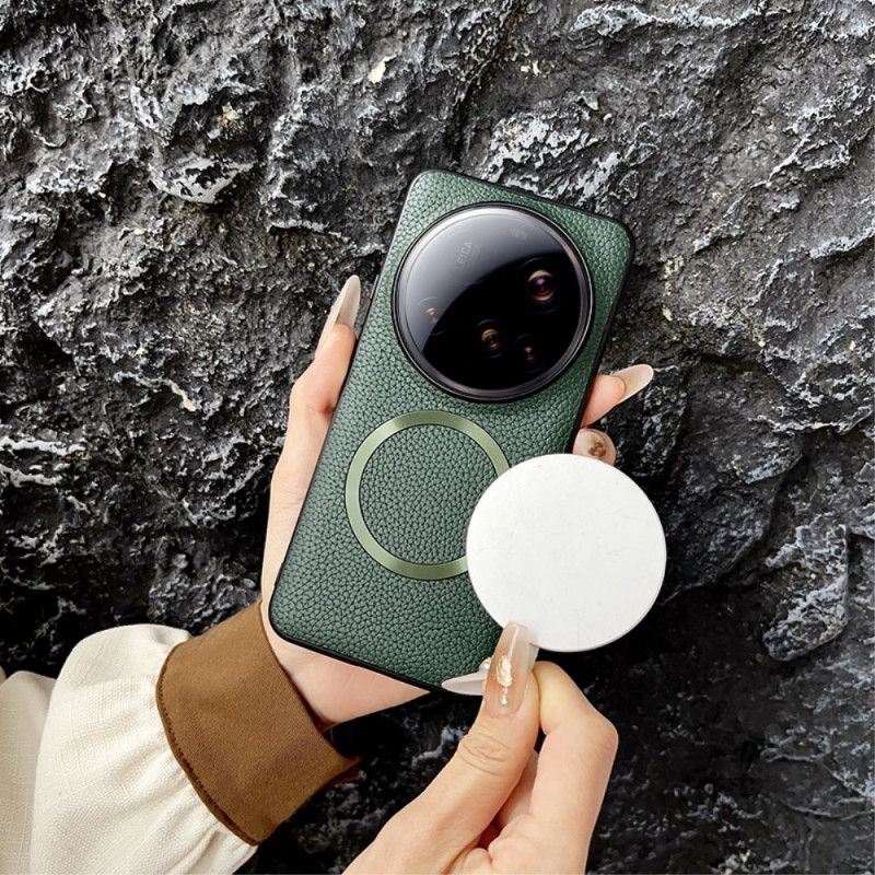 Κάλυμμα Xiaomi 15 Ultra Συμβατό Με Δέρμα Lychee Magsafe Σιλικόνης