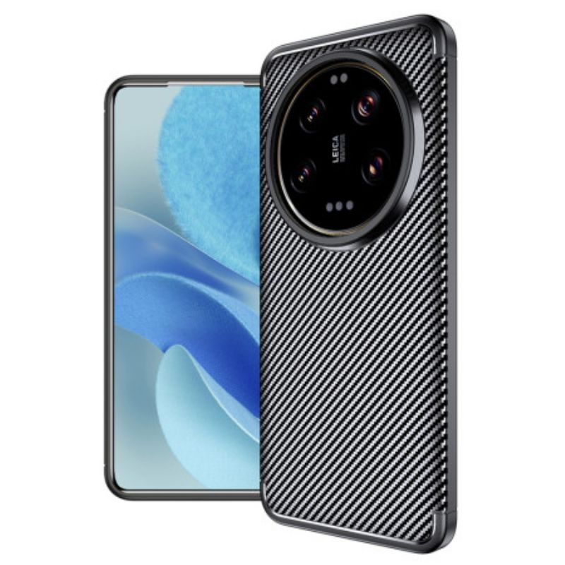 Κάλυμμα Xiaomi 15 Ultra Υφή Από Ίνες Άνθρακα Σιλικόνης