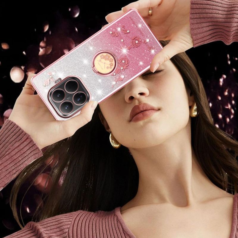 Κάλυμμα Xiaomi 15t Pro Βάση Δαχτυλιδιού Με Στρας Kadem