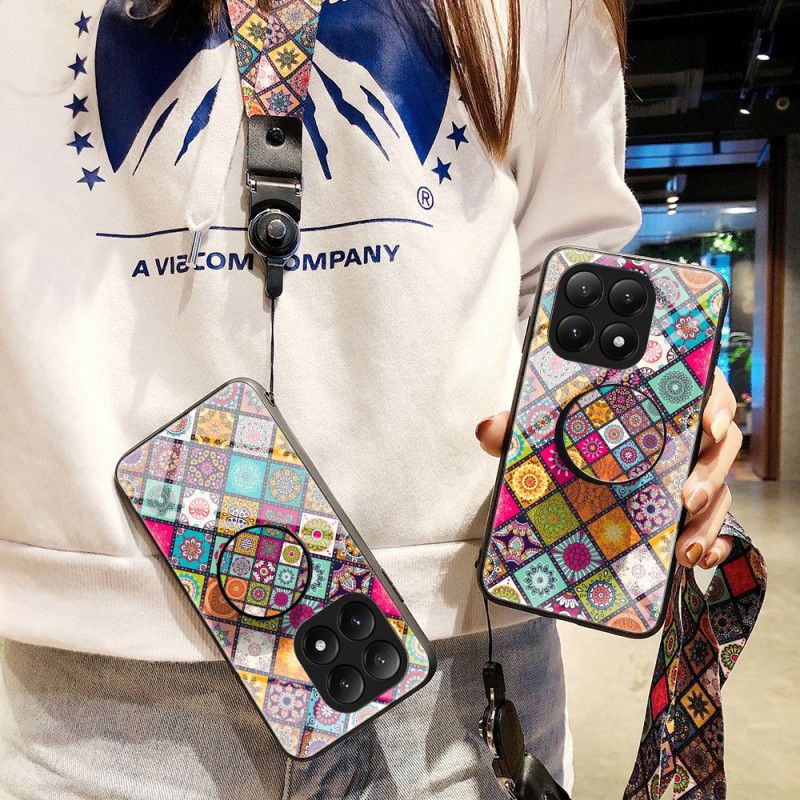 Κάλυμμα Xiaomi 15t Pro Στήριγμα Και Κορδέλα Patchwork