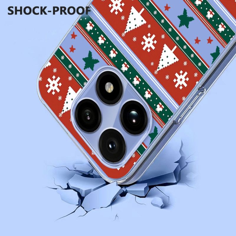 Κάλυμμα Xiaomi 15t Χριστουγεννιάτικη Παραλλαγή Σιλικόνης
