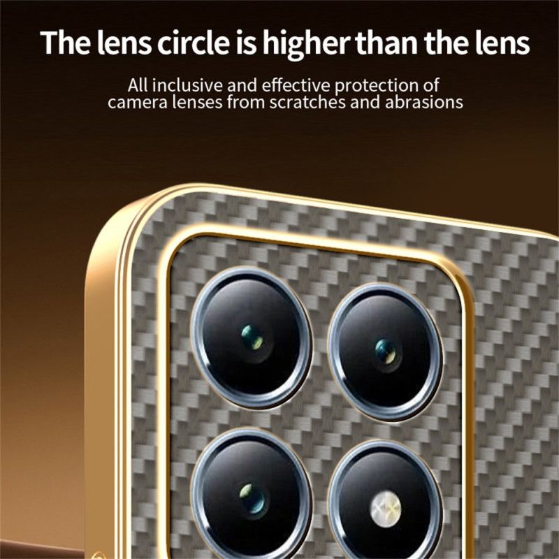 Κάλυμμα Xiaomi 15t Υφή Ινών Άνθρακα