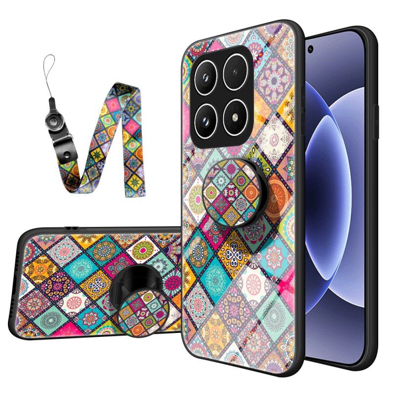 Κάλυμμα Xiaomi 17 Βάση Patchwork Με Λουράκι
