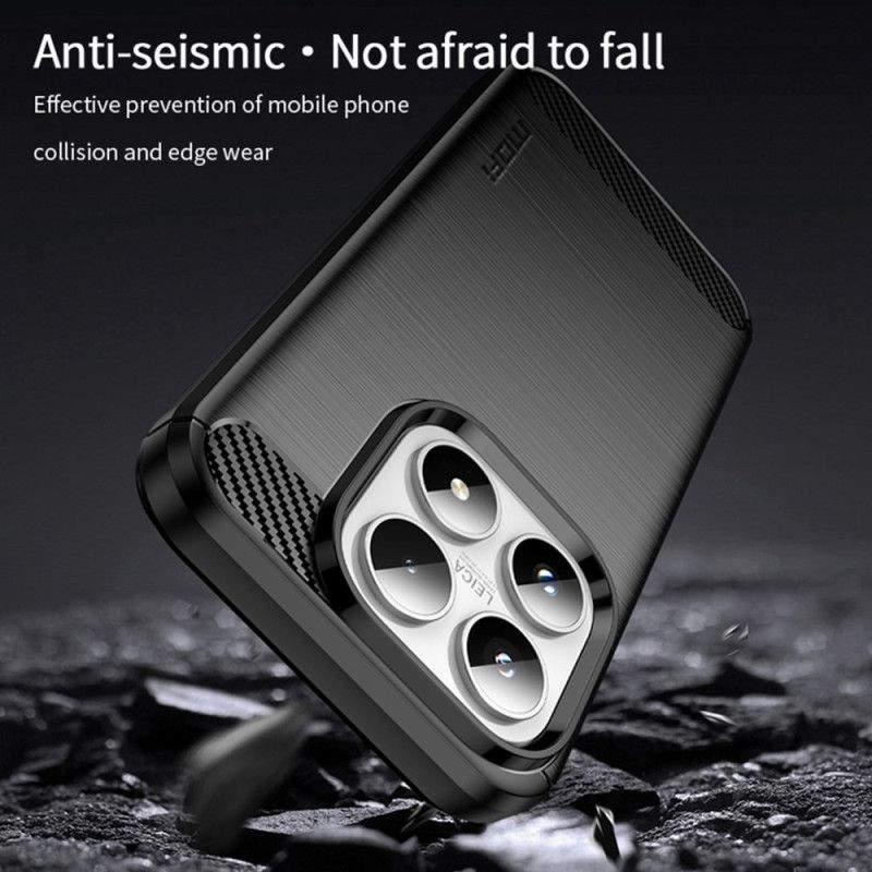 Κάλυμμα Xiaomi 17 Βουρτσισμένες Ίνες Άνθρακα