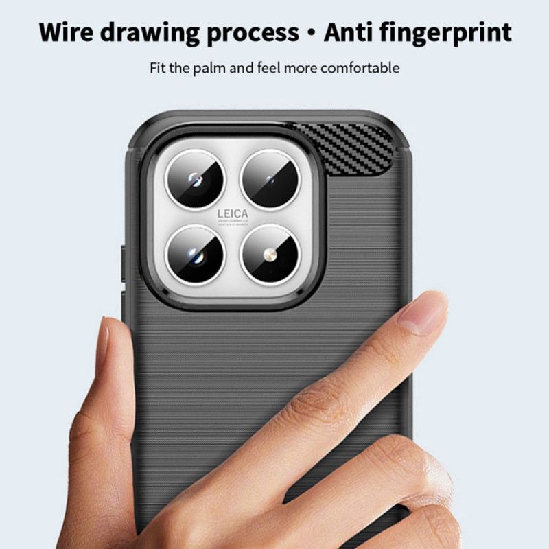 Κάλυμμα Xiaomi 17 Βουρτσισμένες Ίνες Άνθρακα