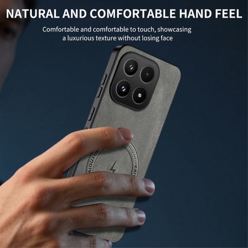 Κάλυμμα Xiaomi 17 Εφέ Δέρματος Magsafe Σιλικόνης