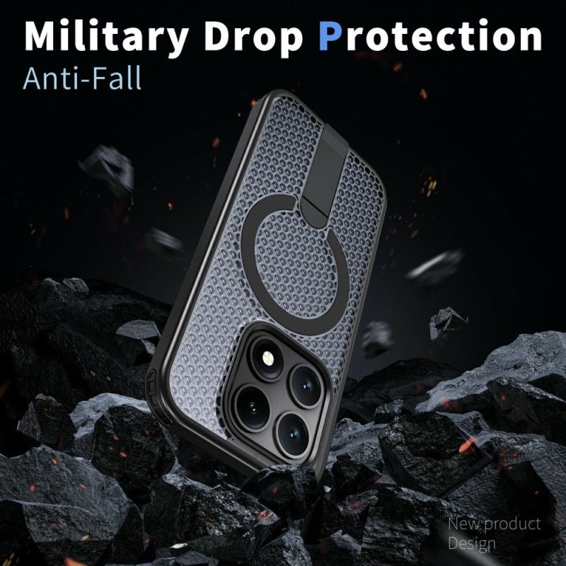 Κάλυμμα Xiaomi 17 Μαγνητική Υφή Πλέγματος Με Βάση Στήριξης