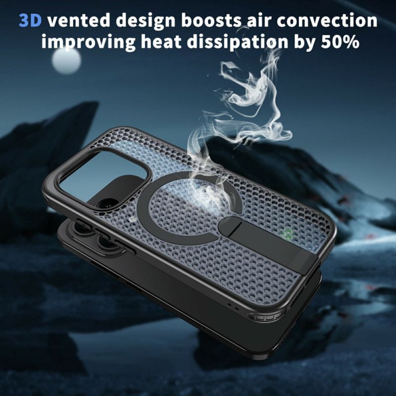 Κάλυμμα Xiaomi 17 Μαγνητική Υφή Πλέγματος Με Βάση Στήριξης